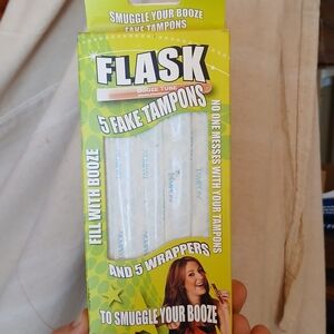 Flasks - FAKE TAMPONS - STEALTH FLASKS: SET OF 5 WITH WRAPPERS